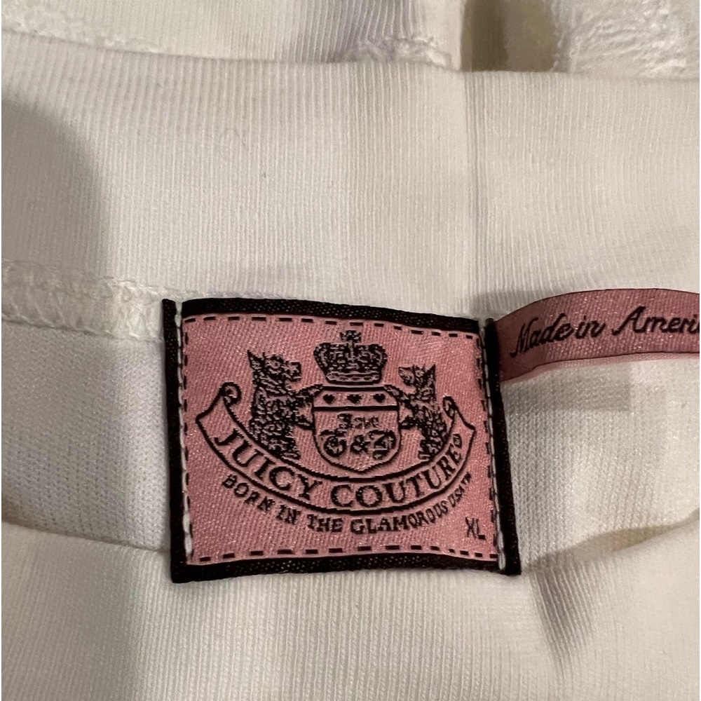 -  VINTAGE Juicy couture Terry pull over excellent condition white women size XL